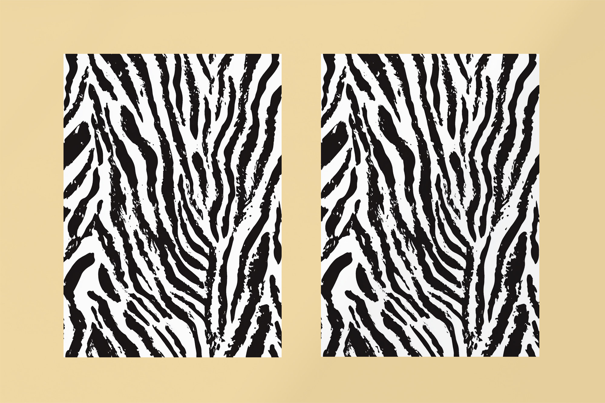 Zebra Print Seamless Pattern Background Animal Print Seamless Zebra ...
