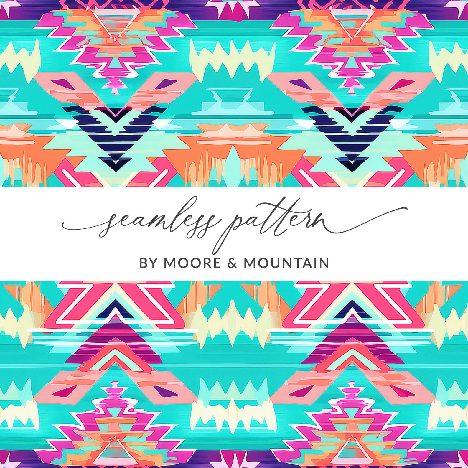 Turquoise Seamless Background Southwest Turquoise Pattern, Seamless ...