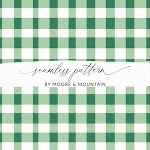 Kelly Green Gingham Seamless Pattern Green Checked Background, Sage Green Checkered Pattern File, Seamless File PNG Green Checked