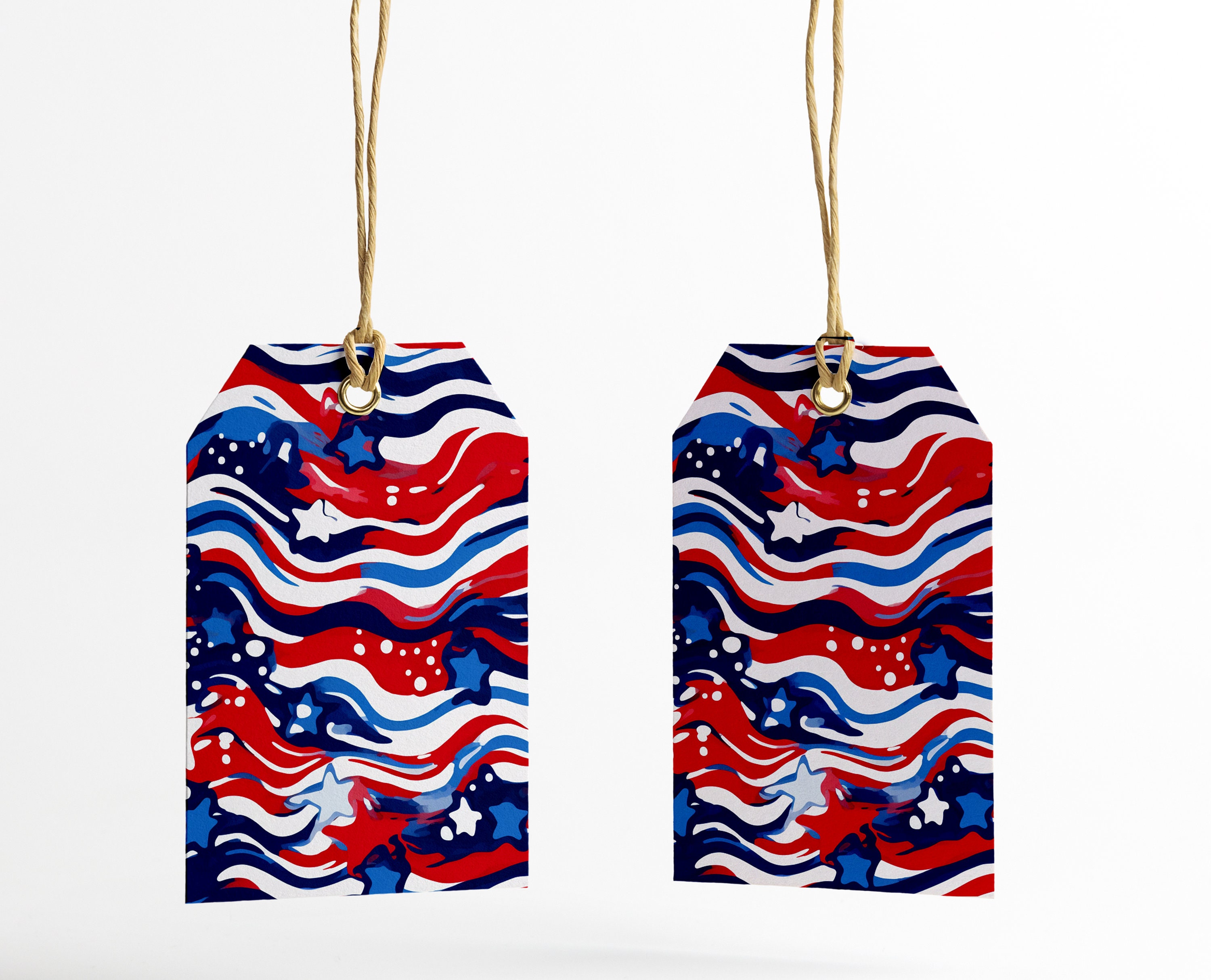 Seamless Patriotic Background, 4th of July Seamless Background, Red ...