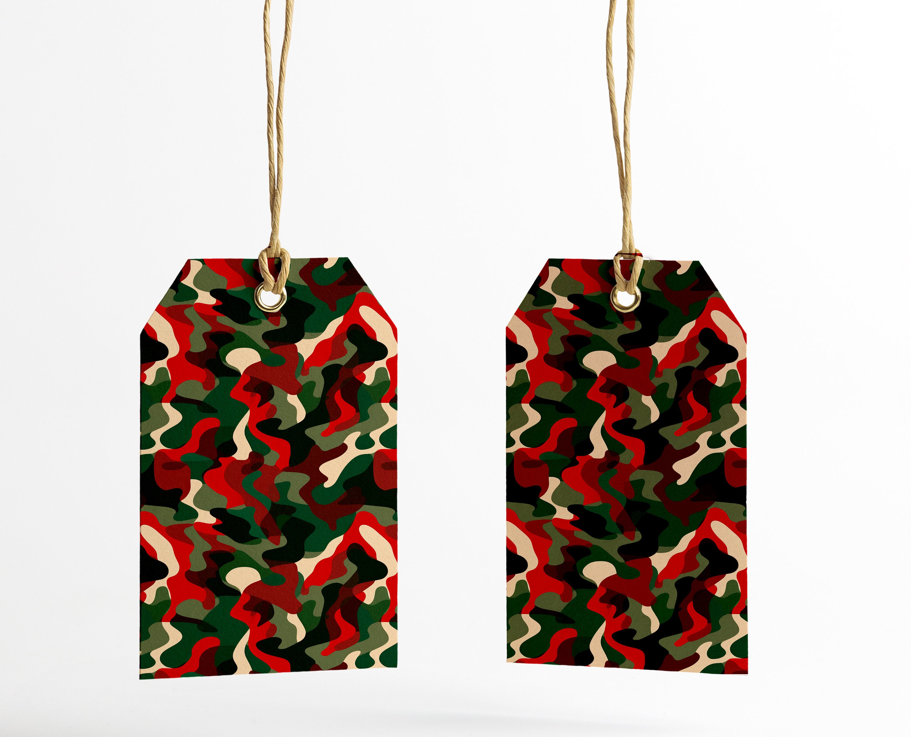 Christmas Camo Seamless Pattern Boys Christmas Seamless