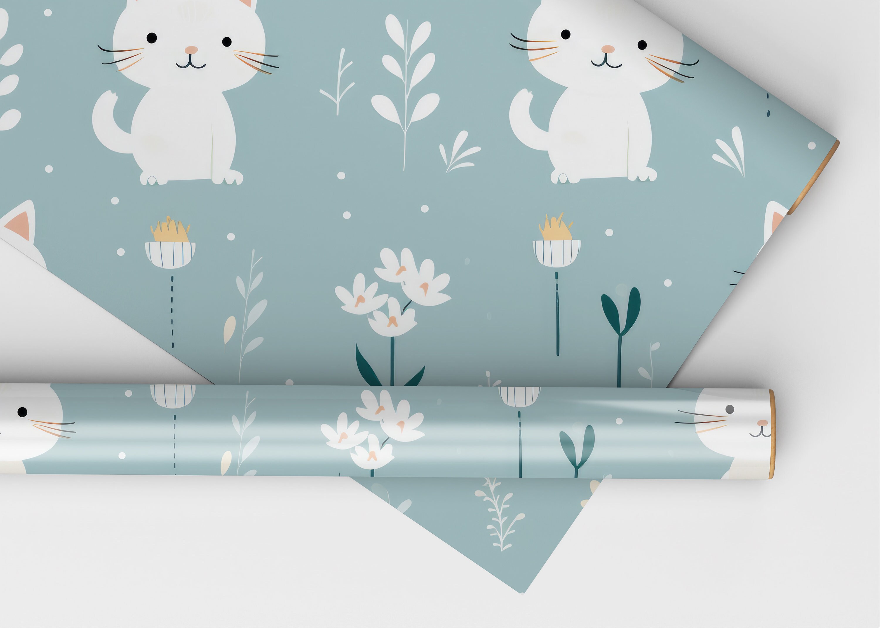 Cute Cats Repeat Background Image, Cats Seamless Background, Kitty ...