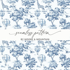 Babyblauwe toile-achtergrondpatroon babyjongen naadloze toile de Joy-patroon Blauwe en witte toile-achtergrond naadloze circuspatroon, babyjongen, babyjongen, naadloze achtergrond png