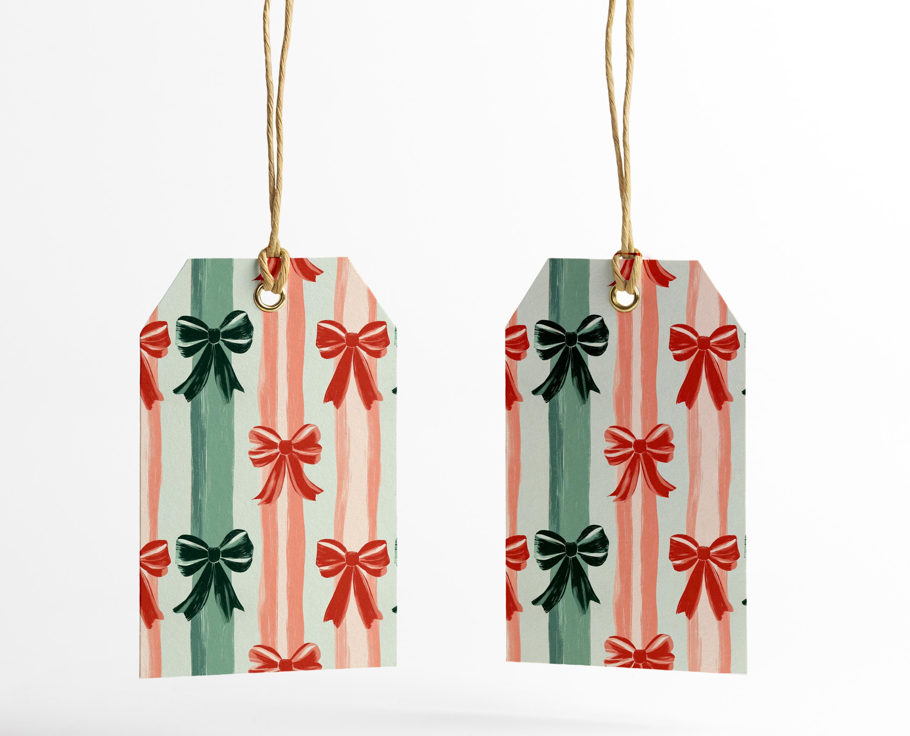Seamless Christmas Bow Pattern Red and Green Christmas Bows Seamless ...