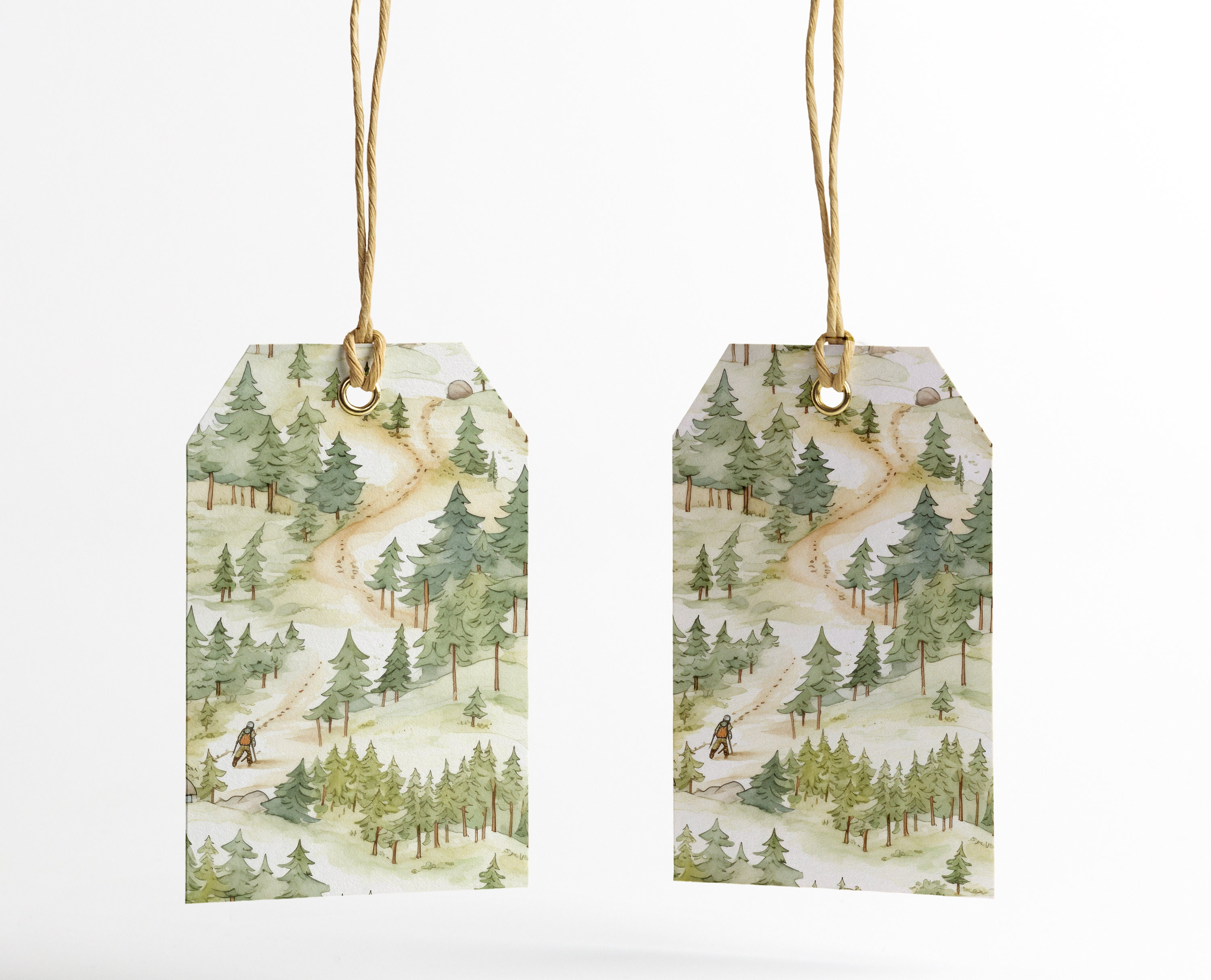 Hiking Background Pattern, Seamless Adventure Background, Camping ...