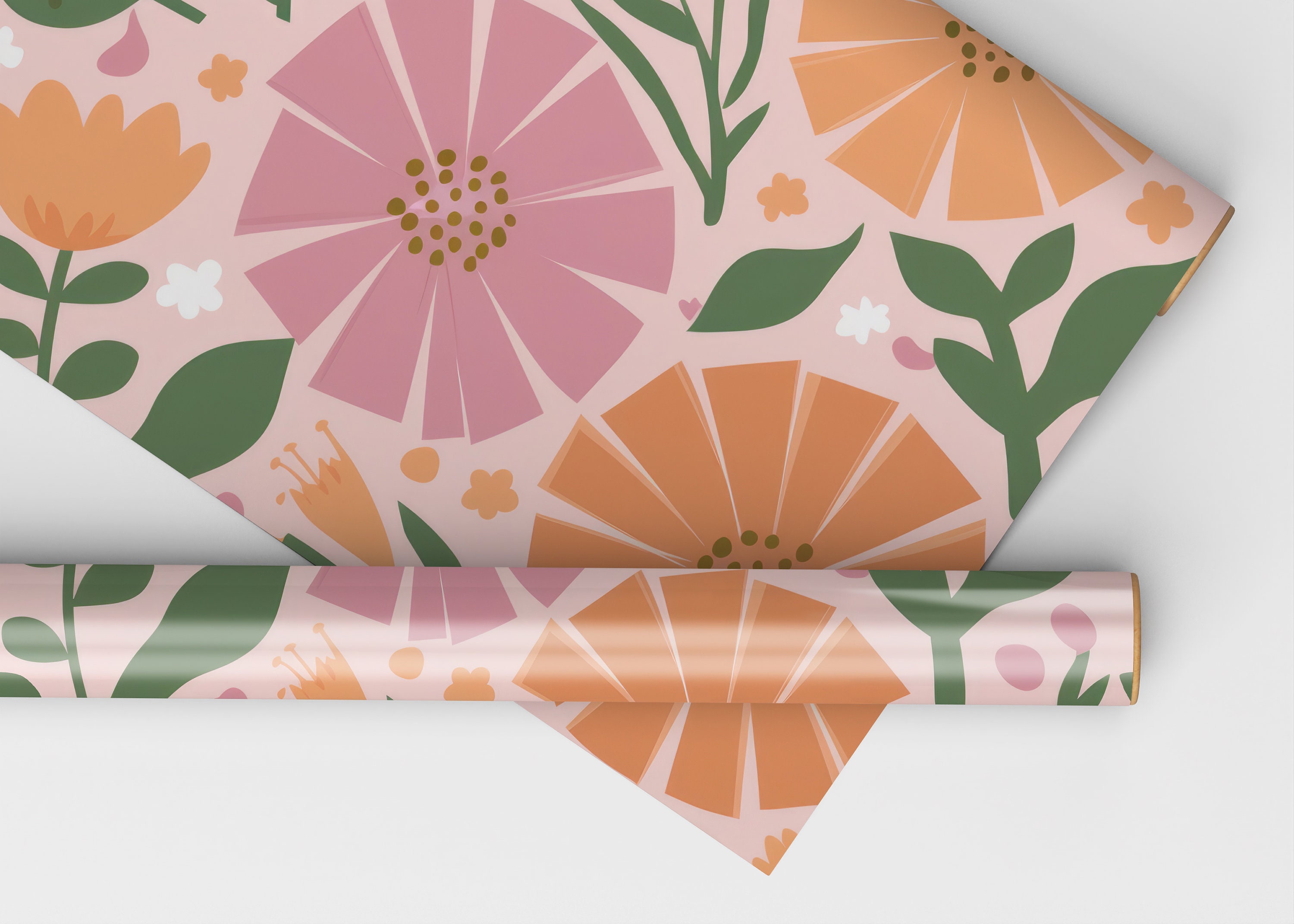 Seamless 70s Daisy Pattern, Repeating Retro Daisy Pattern Background ...