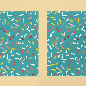 Seamless Sprinkles Pattern, Sprinkles Background Digital Paper Birthday ...
