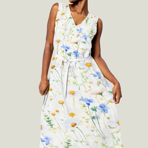Watercolor Daisy Pattern, Seamless Daisy Pattern, Spring Daisies ...