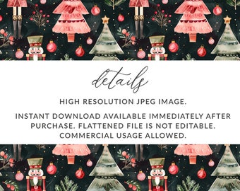 ダークなくるみ割り人形のシームレスなパターン 水彩画のくるみ割り