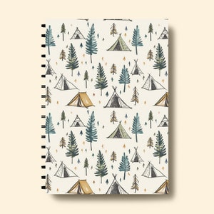 Seamless Camping Pattern, Camping Background, Camp Tent Seamless ...