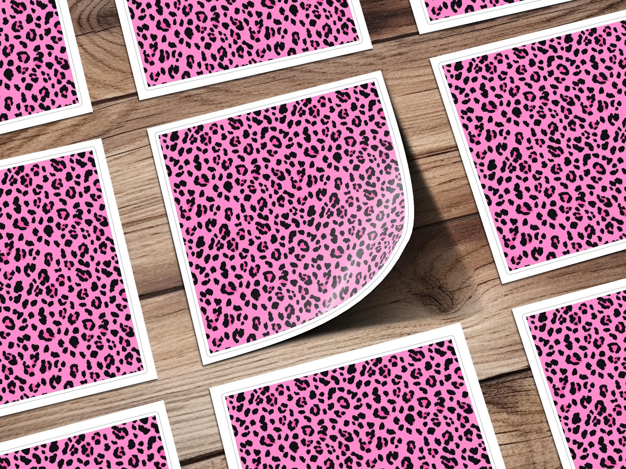 Hot Pink Leopard Print Digital Paper, Seamless Pattern, Animal Print ...