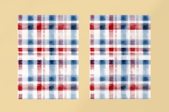 赤、白、青のストライプ柄、赤、白、青のチェック柄の背景、愛国的な