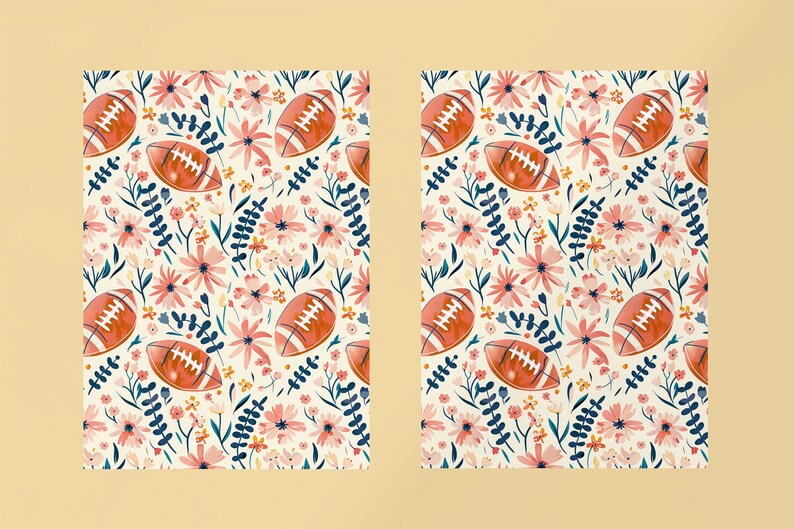 Football Background Pattern, Cute Seamless Football Pattern for ...