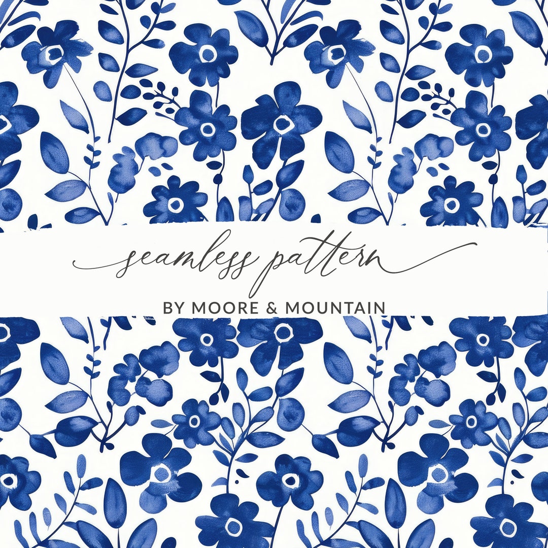 Society6 ケース Ocean Blue Flower Pattern il_fullxfull.5667882500_camh.jpg