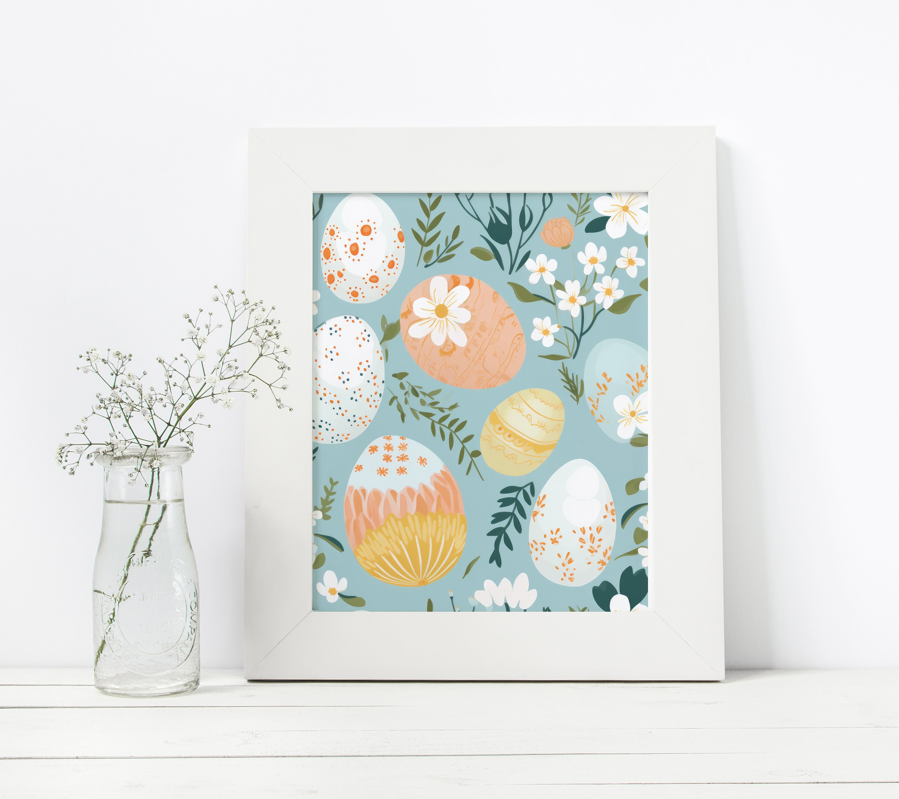 Spring Easter Pattern, Seamless Easter Eggs Background Pattern, Easter ...