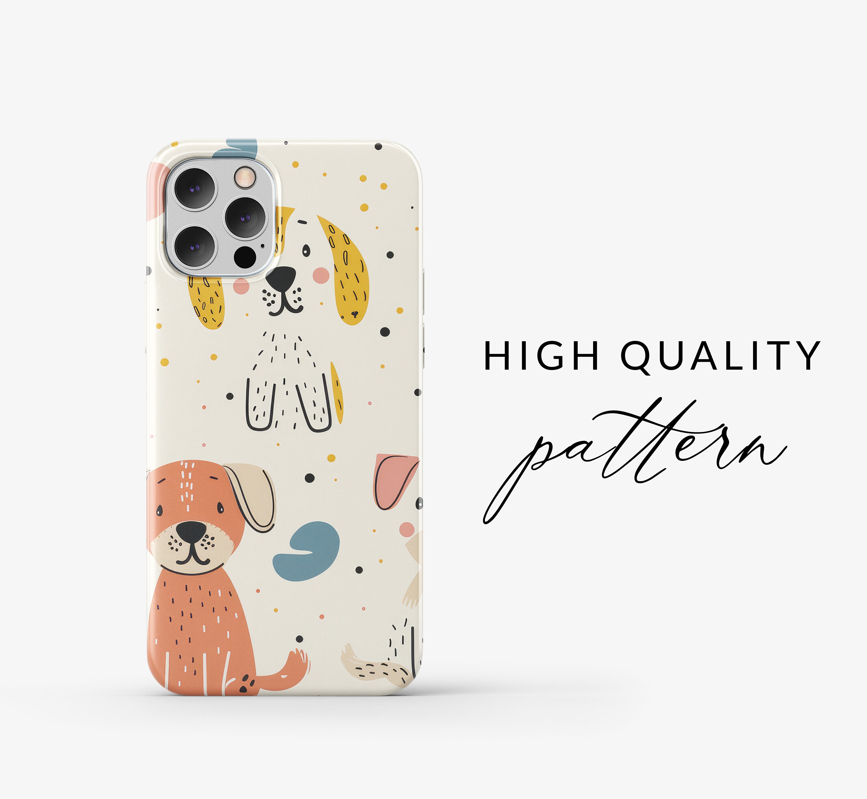 Cute Dogs Seamless Background, Seamless Dogs Pattern, Cute Puppy ...