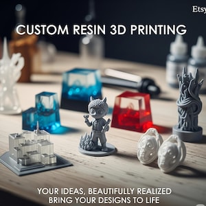 CUSTOM Resin 3D Printing Service