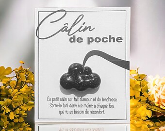 Câlin de poche nuage & originaux. Pocket hug . Porte bonheur . Amulette . Idée cadeau . Saint valentin . Cadeau Maîtresse / Maître