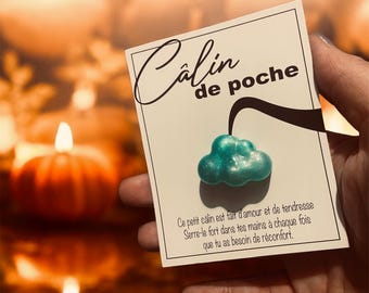 Fait main - Câlin de poche nuage & originaux. Pocket hug . Porte bonheur . Amulette . Noël . Maîtresse / Maître. St Valentin. Nounou. atsem