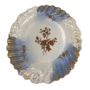 19th Century Antique French Limoges Plate Hand Painted 8”