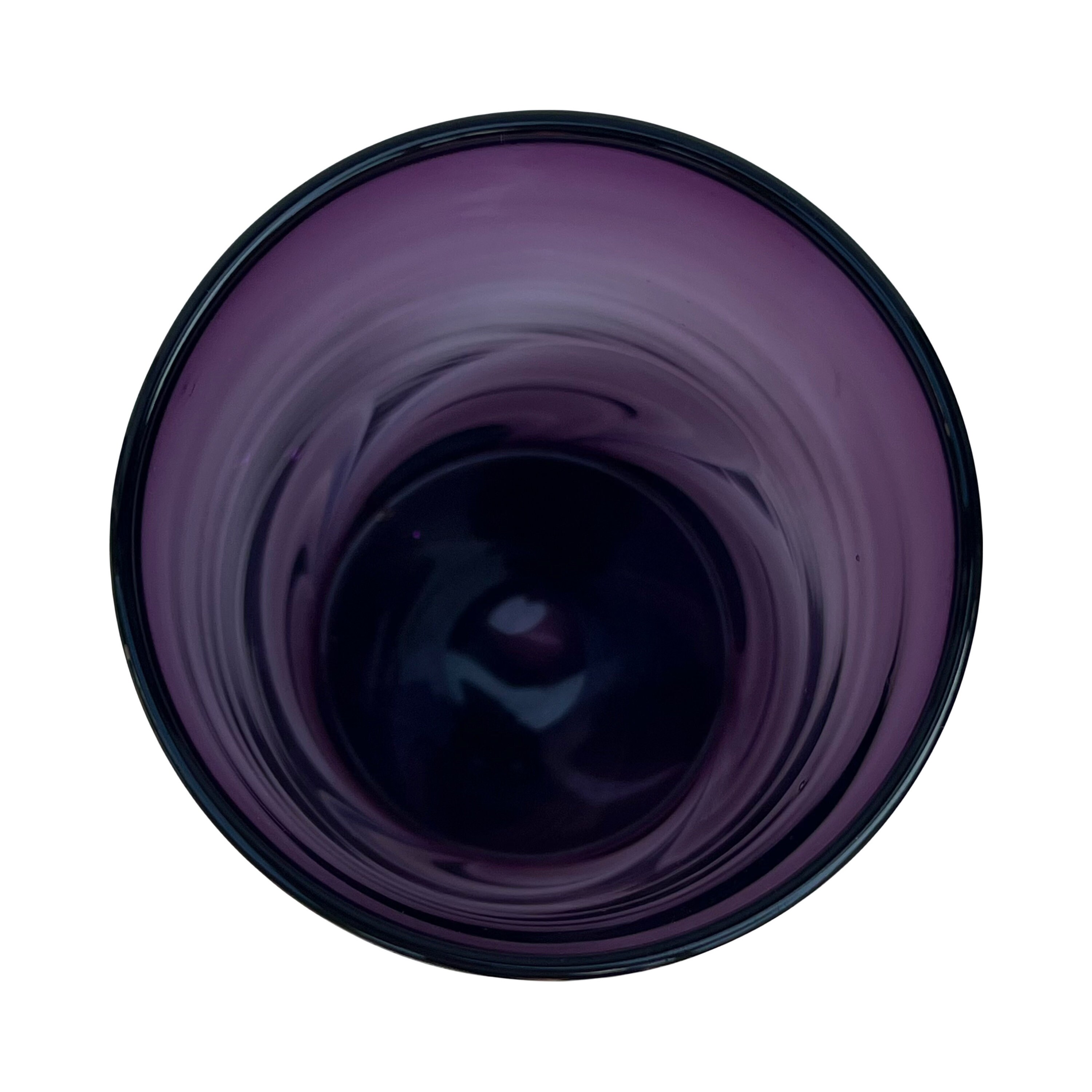 MCM Tubular Amethyst Blown Art Glass Vase Etsy Hong Kong