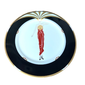 Mikasa Etta’ Le Soleil Ebony Charger Plate 12” A3049/1985 Signed on back