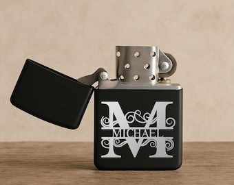 Personalized Lighter, Groomsmen Lighter, Monogram Lighter, Best Man Lighter, Dad Lighter, Custom Lighter, Father's Day, Birthday Present