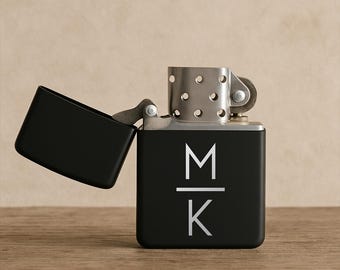 Monogrammed Lighter, Initial Lighter, Groomsmen Present, Best Man Present, Father's Day, Husband Present, Anniversary, Personalized Lighter