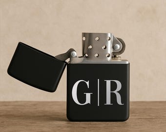 Personalized Lighter, Custom Lighter, Monogram Lighter, Initial Lighter, GiftFor Him, Boyfriend, Husband, Best Man, Anniversary Present