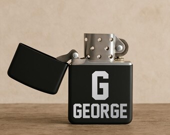Personalized Lighter, Best Man Present, Initial Lighter, Custom Lighter, Custom Name, Bachelor Party Present, Father's Day Present