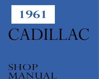 1961 Cadillac Shop Manual