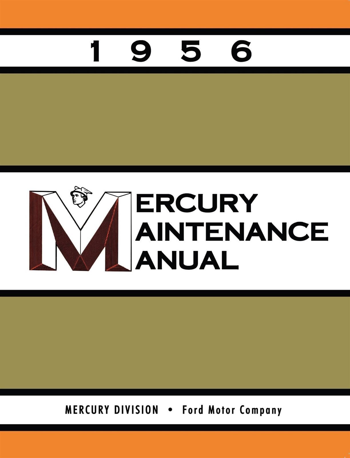 1956 Mercury Shop Manual