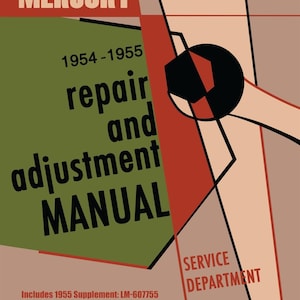 Manual de reparo e ajuste Mercury 1954