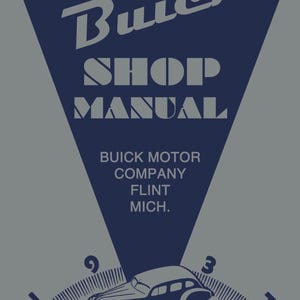 1937 Buick Shop Manual