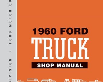 1960 Ford Truck Shop Manual