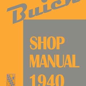 1940 Buick Shop Manual