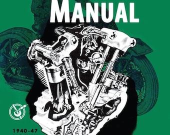 1940 - 1947 ハーレーダビッドソン ビッグツイン サービスマニュアル