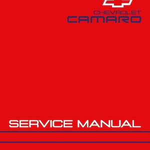 1993 Chevrolet Camaro Service Manual