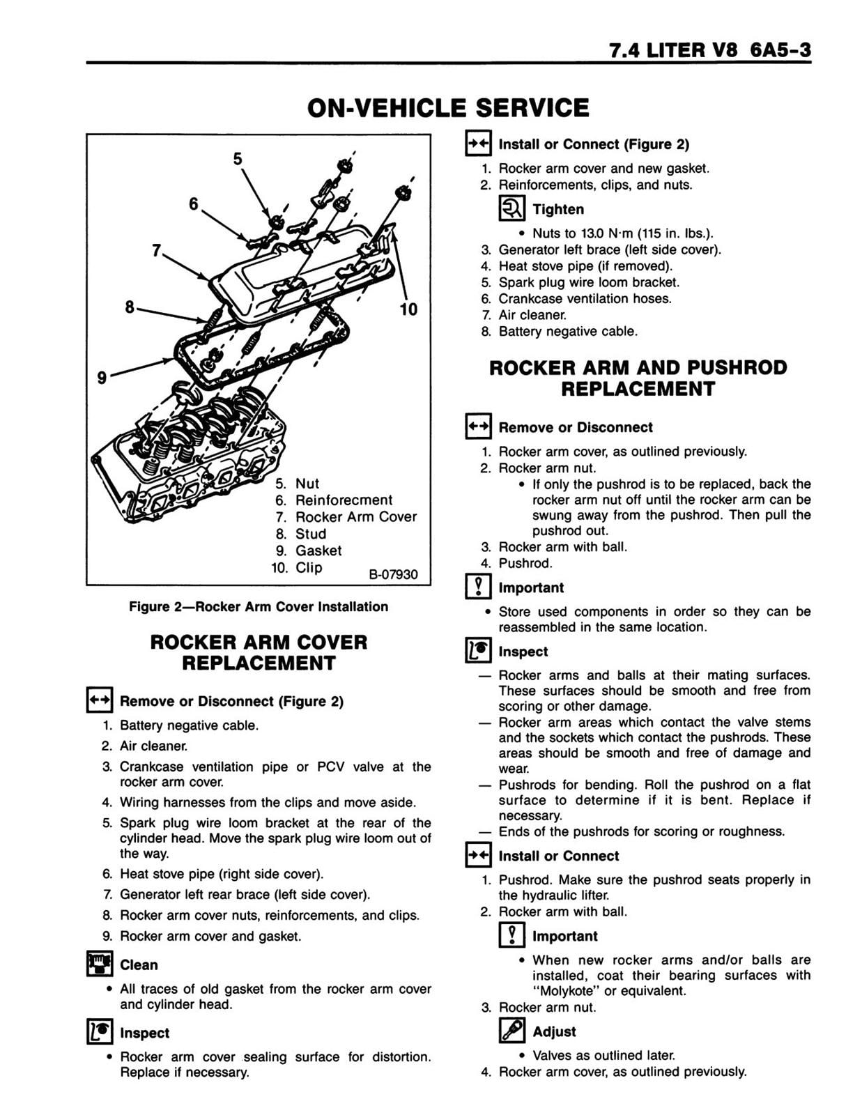1989 Chevrolet C/K Pick-Up Truck Service Manual – Paper Repair Guide