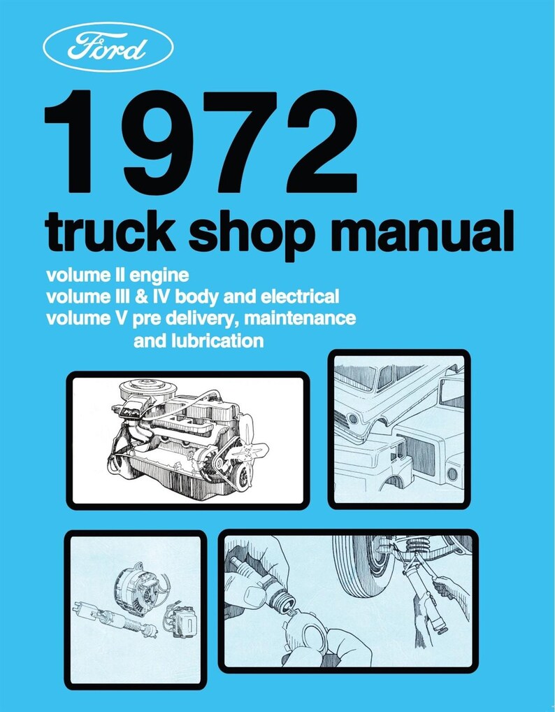 1971 Ford Truck Factory Shop Manual (5-Volume Set) – Detroit Iron Paper Repair Guide