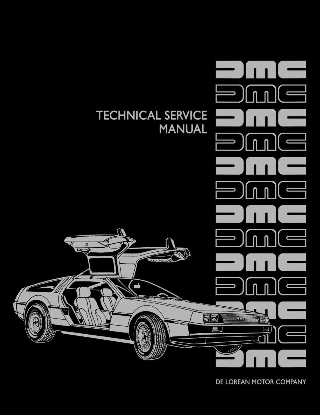 デロリアン　DMC-12 マニュアル一式 1981-1983 デロリアン テクニカル サービス マニュアル - Etsy 日本