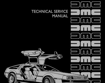 1981-1983 デロリアン テクニカル サービス マニュアル - Etsy 日本