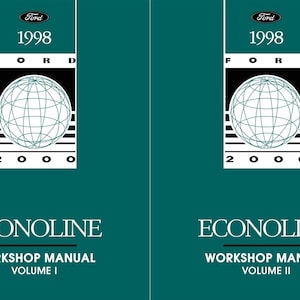 1998 Ford Econoline Workshop Manual