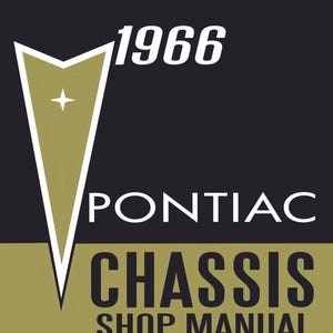 1966 Pontiac Shop Manual, Bonneville, Catalina, Grand Prix