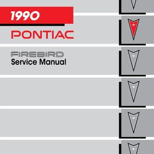 1990 Pontiac Firebird Service Manual