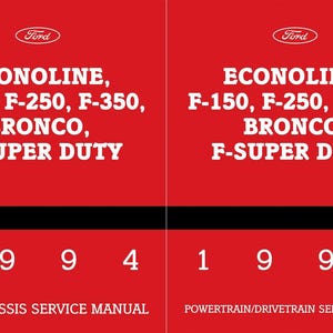 1994 Ford F-150, F-250, F-350, F-Super Duty, Bronco & Econoline Service Manual
