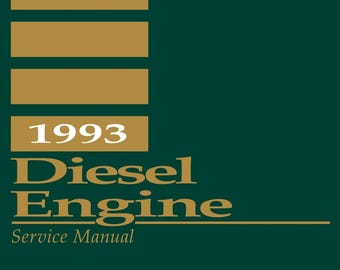 1993 Ford FD-1060, FD-1460, 6.6L, & 7.8L Diesel Engine Service Manual