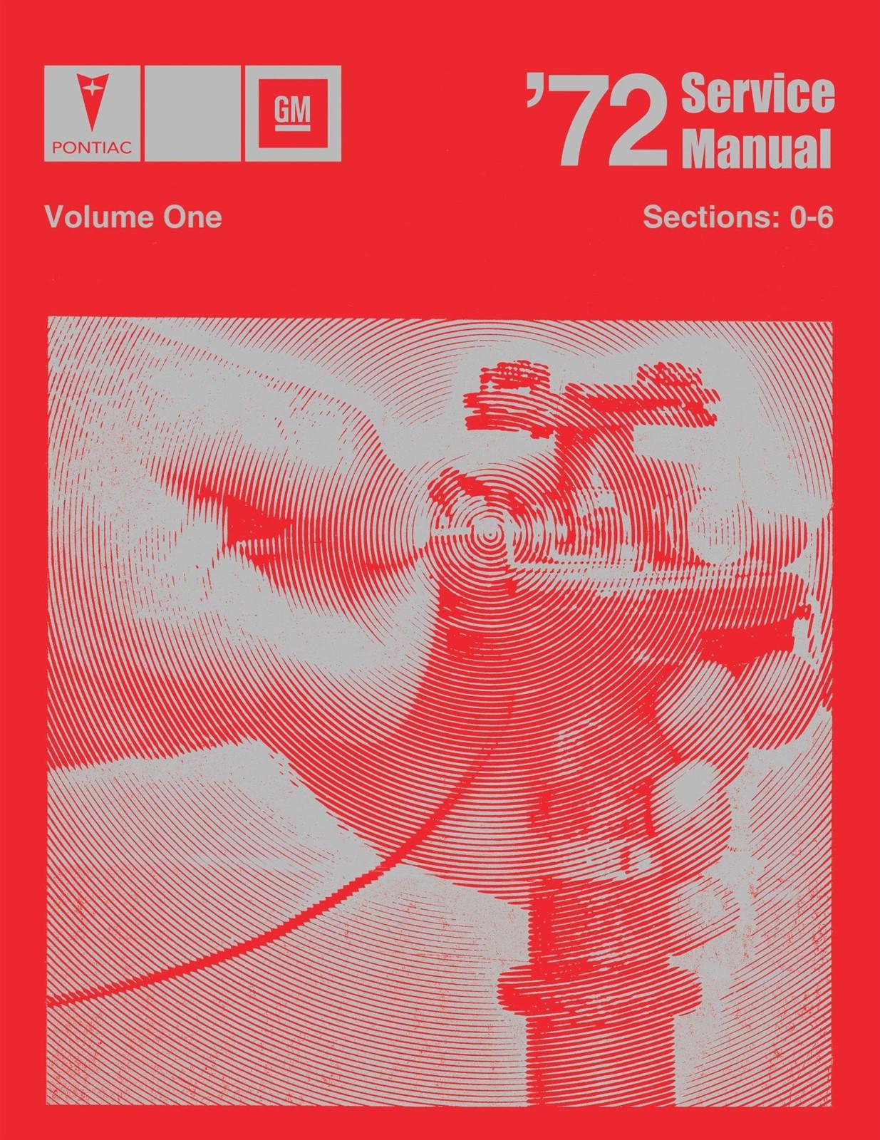 1972 Pontiac Service Manual (2-Volume Set)
