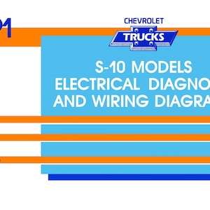 1991 Chevrolet S-10 Truck Electrical Diagnosis & Wiring Diagrams