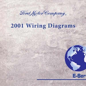2001 Ford E-Series Wiring Diagrams Manual